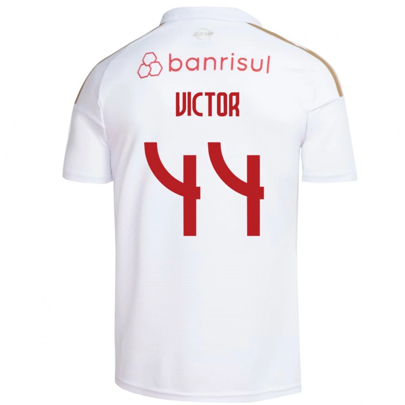 Danxen Kvinder João Victor #44 Hvid Rød Udebane Spillertrøjer 2026/27 Trøje T-Shirt