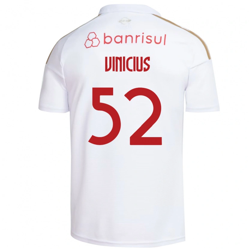 Danxen Kvinder Gabriel Vinicius #52 Hvid Rød Udebane Spillertrøjer 2026/27 Trøje T-Shirt