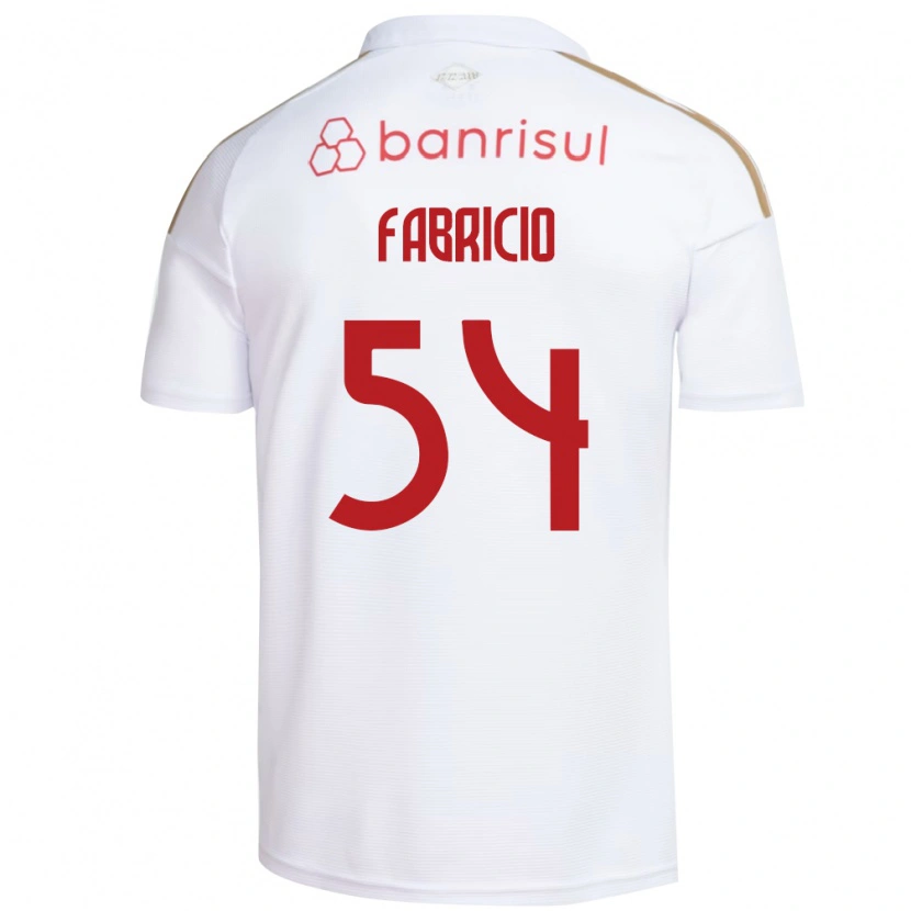 Danxen Kvinder Fabricio Zechmeister Do Prado #54 Hvid Rød Udebane Spillertrøjer 2026/27 Trøje T-Shirt