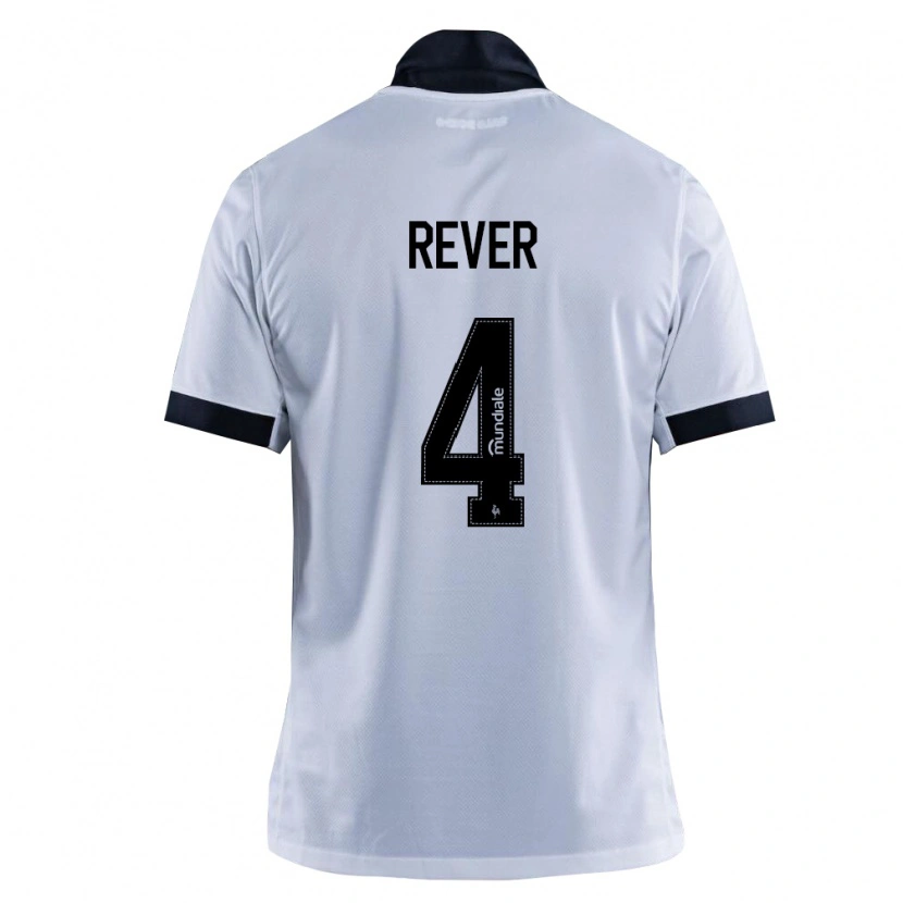 Danxen Kvinder Rever #4 Sort Hvid Udebane Spillertrøjer 2026/27 Trøje T-Shirt