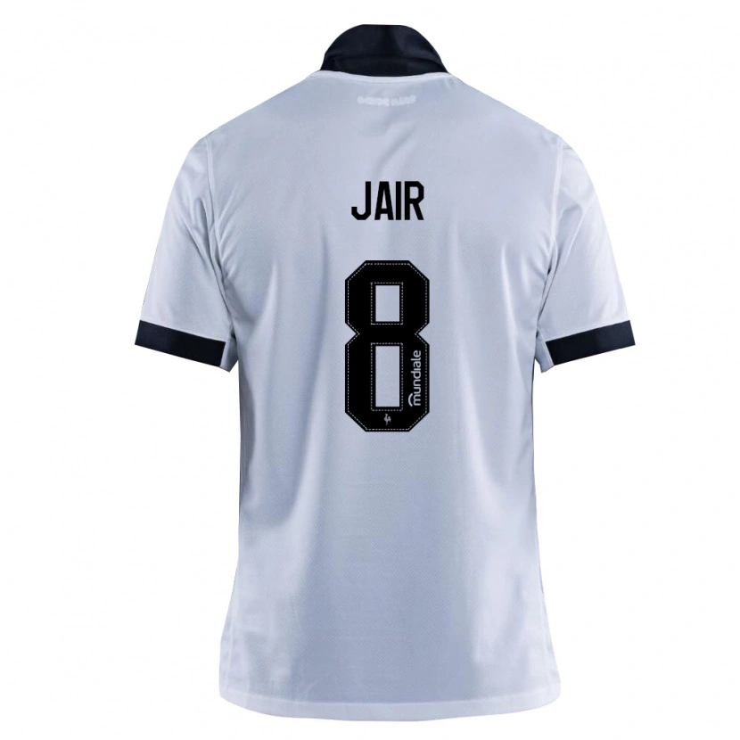 Danxen Kvinder Jair #8 Sort Hvid Udebane Spillertrøjer 2026/27 Trøje T-Shirt