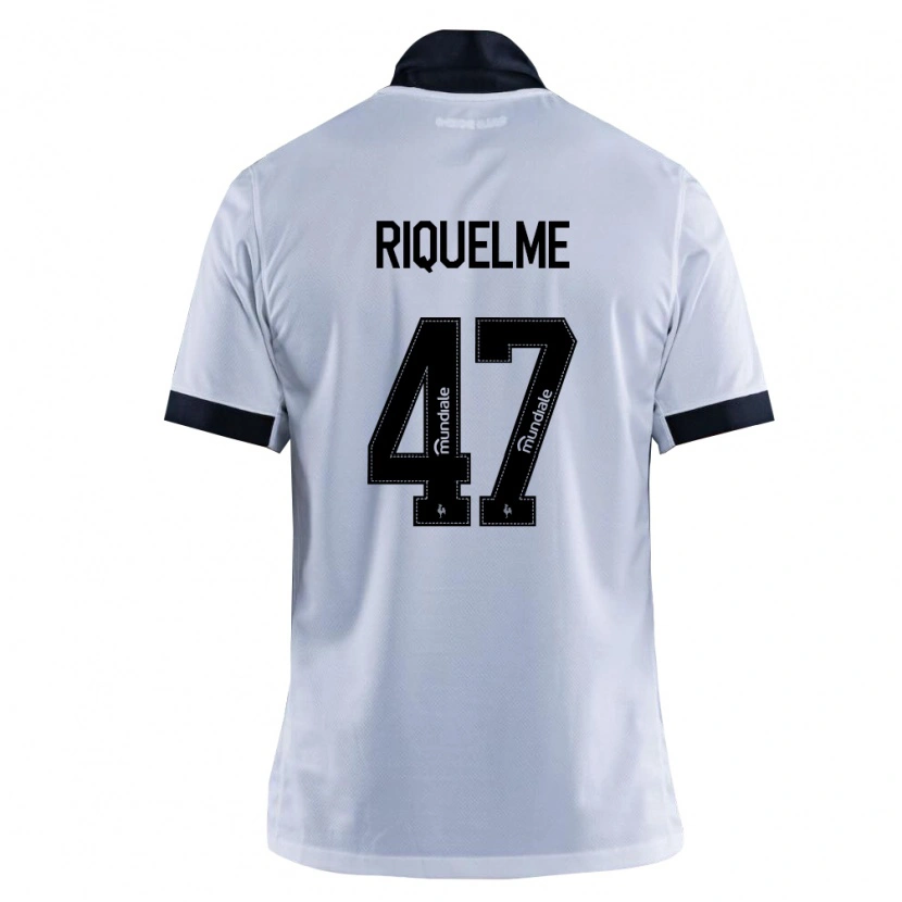 Danxen Kvinder Riquelme Henrique Da Silva Ferreira #47 Sort Hvid Udebane Spillertrøjer 2026/27 Trøje T-Shirt