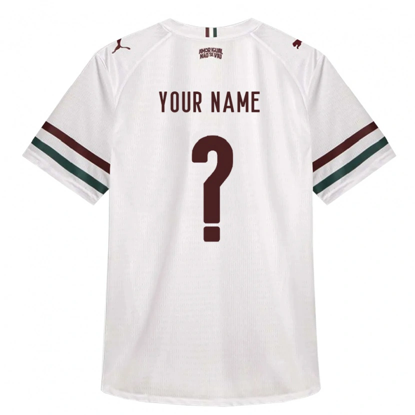 Danxen Kvinder Dit Navn #0 Hvid Grøn Vinrød Udebane Spillertrøjer 2026/27 Trøje T-Shirt