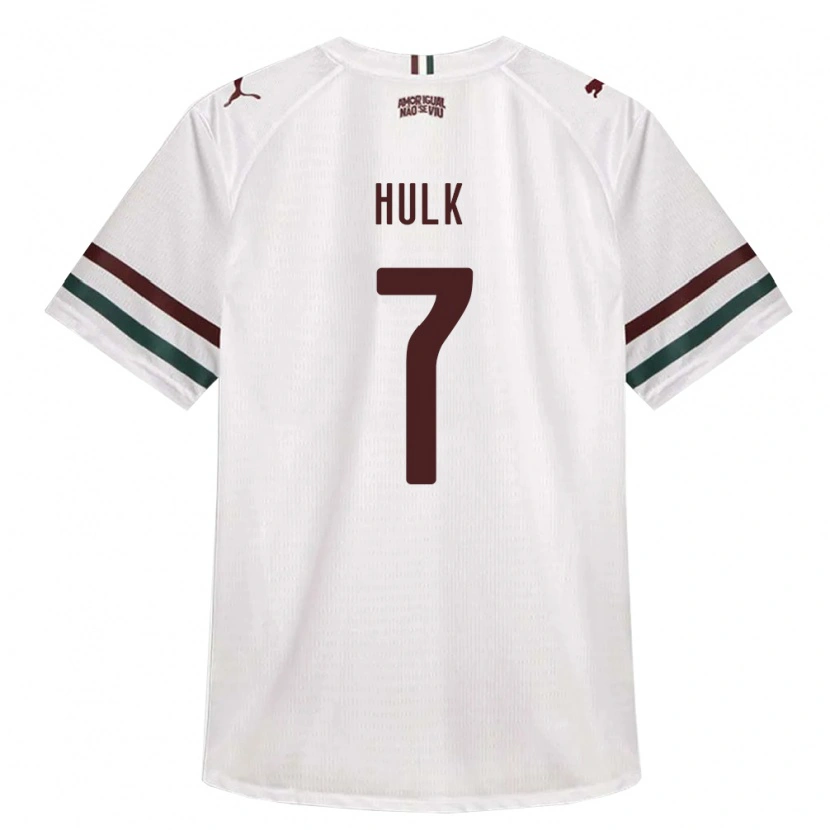 Danxen Kvinder Hulk #7 Hvid Grøn Vinrød Udebane Spillertrøjer 2026/27 Trøje T-Shirt