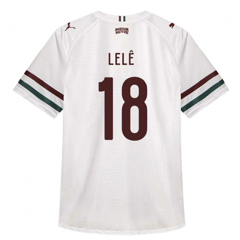 Danxen Kvinder Lelê #18 Hvid Grøn Vinrød Udebane Spillertrøjer 2026/27 Trøje T-Shirt