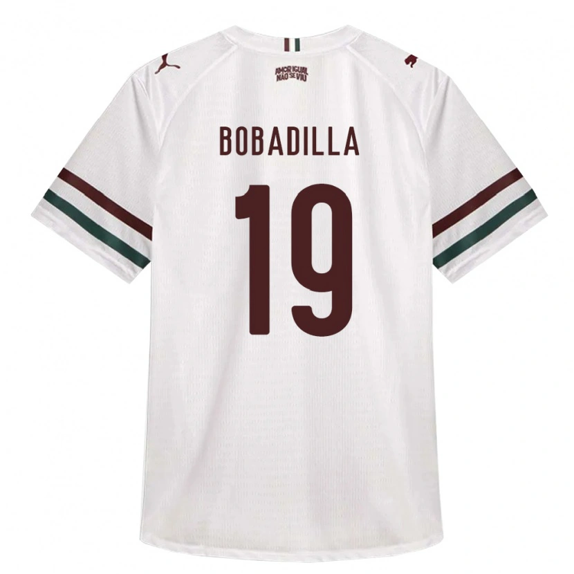 Danxen Kvinder Raul Bobadilla #19 Hvid Grøn Vinrød Udebane Spillertrøjer 2026/27 Trøje T-Shirt