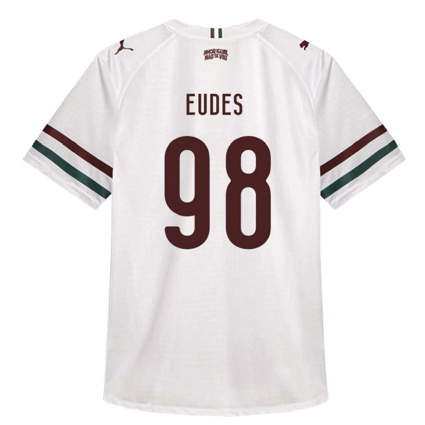 Danxen Kvinder Vitor Eudes #98 Hvid Grøn Vinrød Udebane Spillertrøjer 2026/27 Trøje T-Shirt