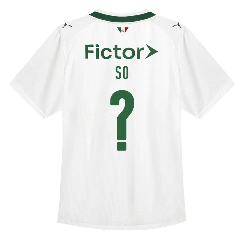Danxen Kvinder Fábio Só #0 Grøn Hvid Udebane Spillertrøjer 2026/27 Trøje T-Shirt