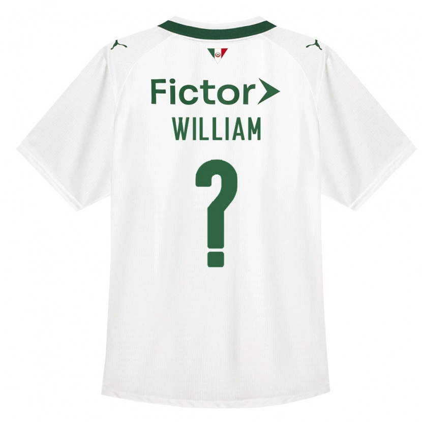 Danxen Kvinder William #0 Grøn Hvid Udebane Spillertrøjer 2026/27 Trøje T-Shirt