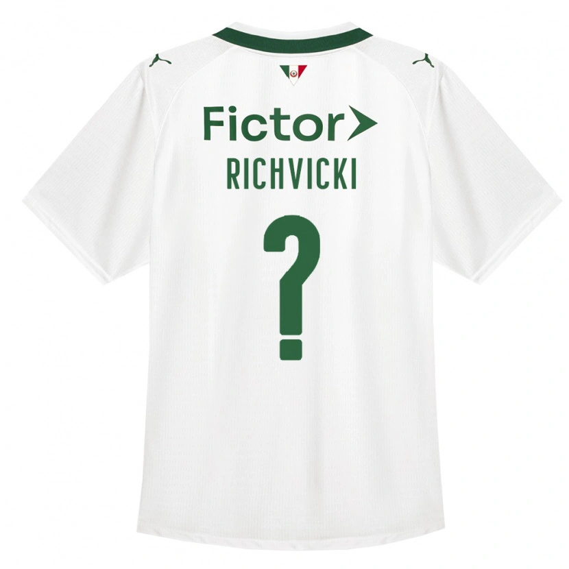 Danxen Kvinder Gabriel Richvicki #0 Grøn Hvid Udebane Spillertrøjer 2026/27 Trøje T-Shirt