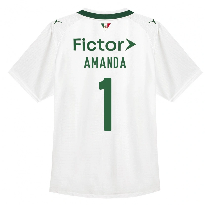 Danxen Kvinder Amanda #1 Grøn Hvid Udebane Spillertrøjer 2026/27 Trøje T-Shirt
