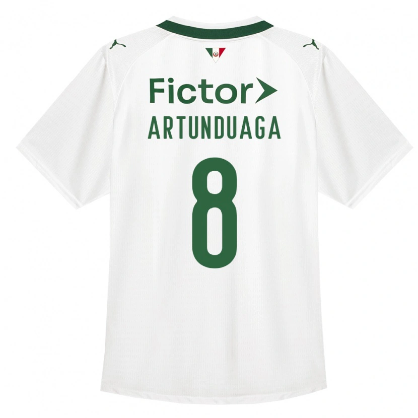 Danxen Kvinder Grover Artunduaga #8 Grøn Hvid Udebane Spillertrøjer 2026/27 Trøje T-Shirt