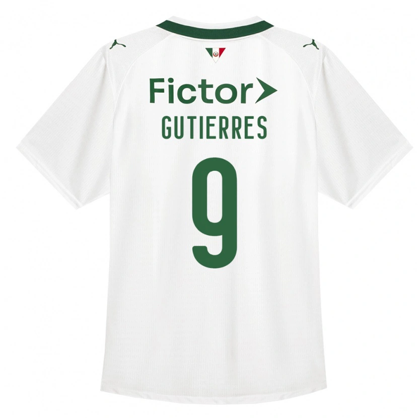 Danxen Kvinder Amanda Gutierres #9 Grøn Hvid Udebane Spillertrøjer 2026/27 Trøje T-Shirt