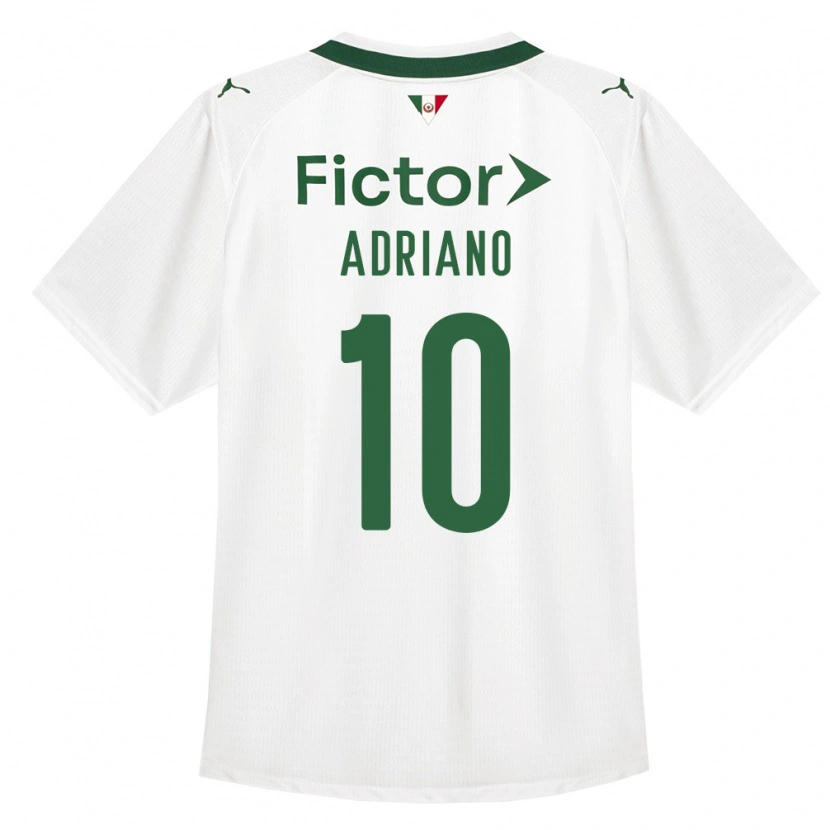Danxen Kvinder Luiz Adriano #10 Grøn Hvid Udebane Spillertrøjer 2026/27 Trøje T-Shirt