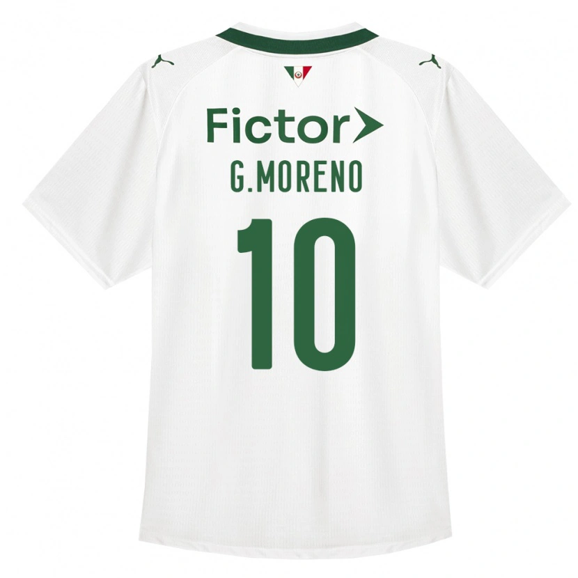Danxen Kvinder Gerardo Moreno #10 Grøn Hvid Udebane Spillertrøjer 2026/27 Trøje T-Shirt