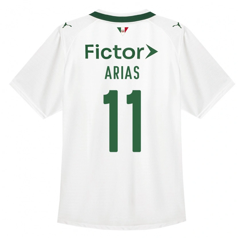 Danxen Kvinder Jhon Arias #11 Grøn Hvid Udebane Spillertrøjer 2026/27 Trøje T-Shirt