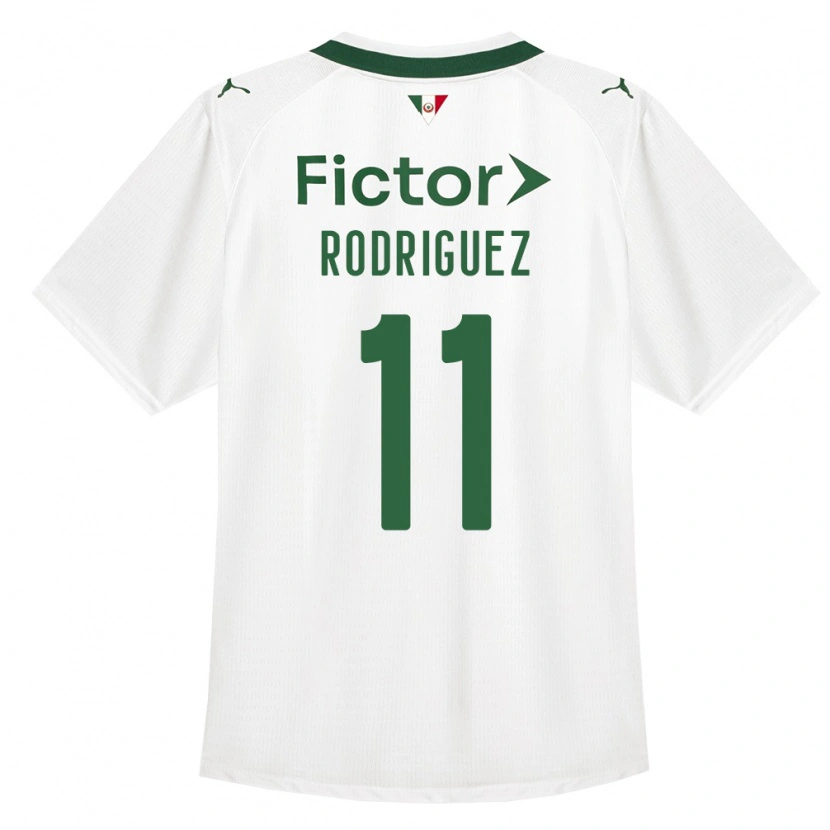 Danxen Kvinder Yamila Rodriguez #11 Grøn Hvid Udebane Spillertrøjer 2026/27 Trøje T-Shirt