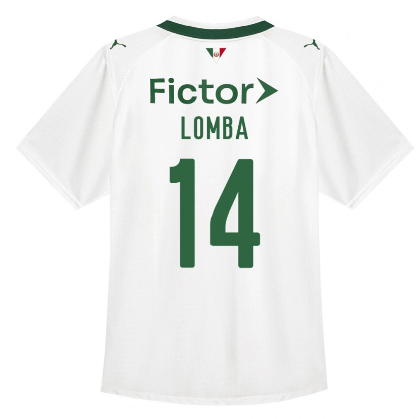 Danxen Kvinder Marcelo Lomba #14 Grøn Hvid Udebane Spillertrøjer 2026/27 Trøje T-Shirt
