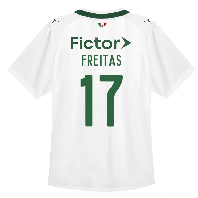 Danxen Kvinder Marlon Freitas #17 Grøn Hvid Udebane Spillertrøjer 2026/27 Trøje T-Shirt