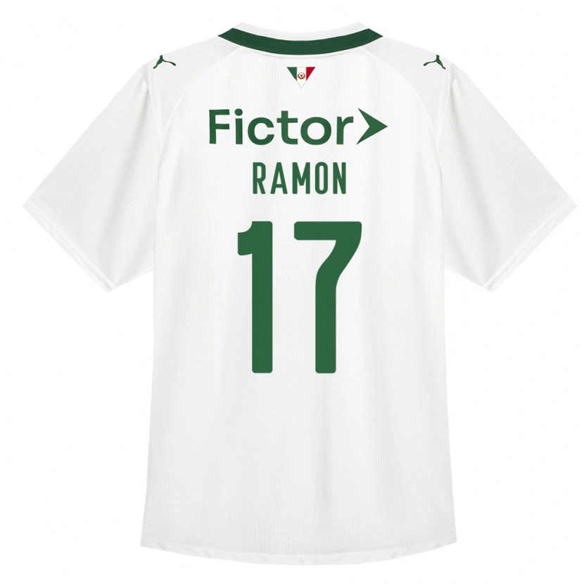 Danxen Kvinder Ramon Riquelme #17 Grøn Hvid Udebane Spillertrøjer 2026/27 Trøje T-Shirt