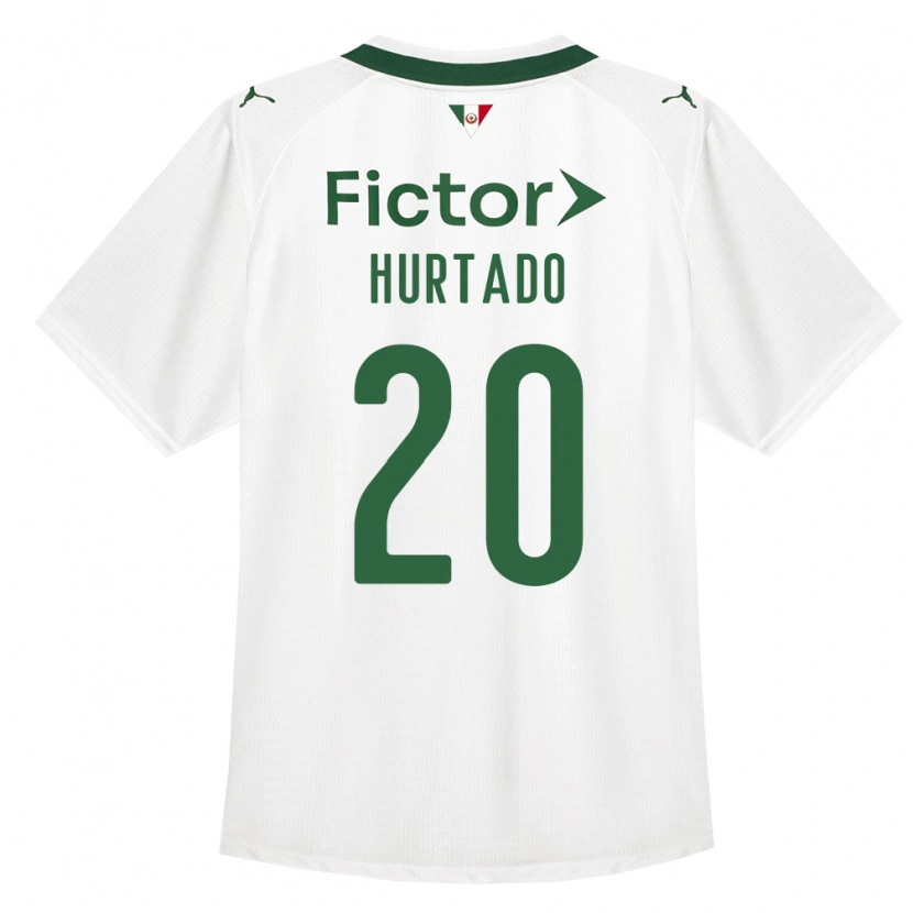 Danxen Kvinder Flavio Hurtado #20 Grøn Hvid Udebane Spillertrøjer 2026/27 Trøje T-Shirt