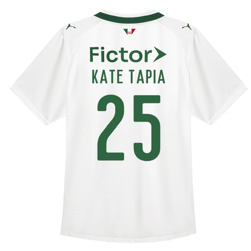 Danxen Kvinder Kate Tapia #25 Grøn Hvid Udebane Spillertrøjer 2026/27 Trøje T-Shirt