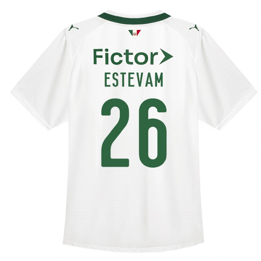 Danxen Kvinder Laís Estevam #26 Grøn Hvid Udebane Spillertrøjer 2026/27 Trøje T-Shirt
