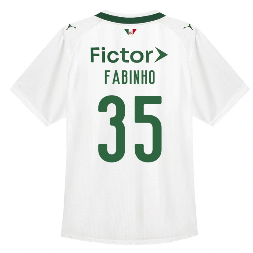 Danxen Kvinder Fabinho #35 Grøn Hvid Udebane Spillertrøjer 2026/27 Trøje T-Shirt