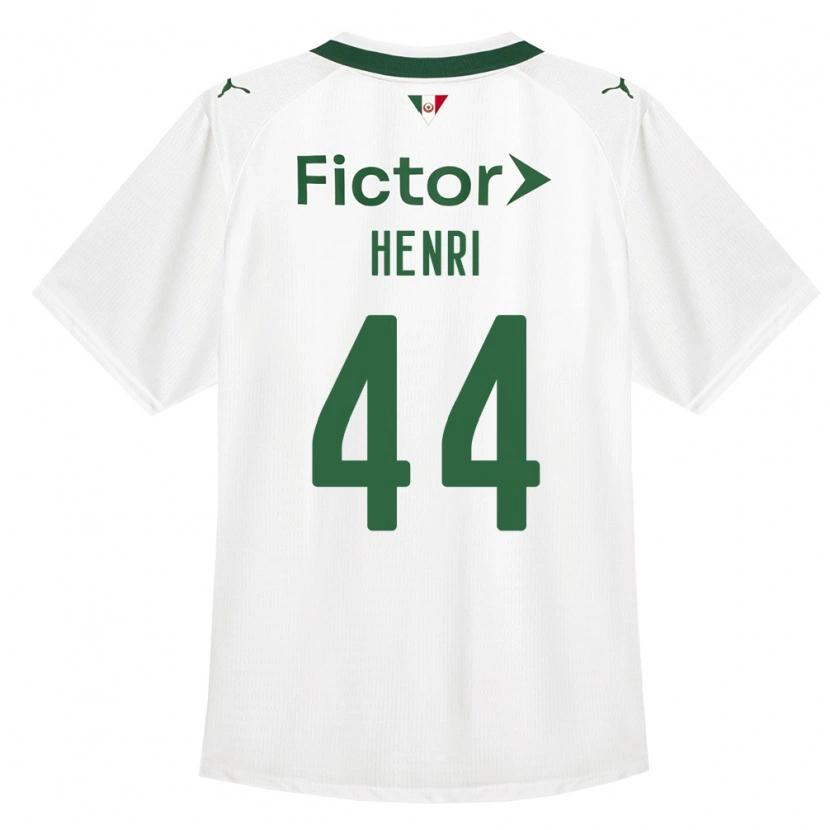 Danxen Kvinder Henri #44 Grøn Hvid Udebane Spillertrøjer 2026/27 Trøje T-Shirt