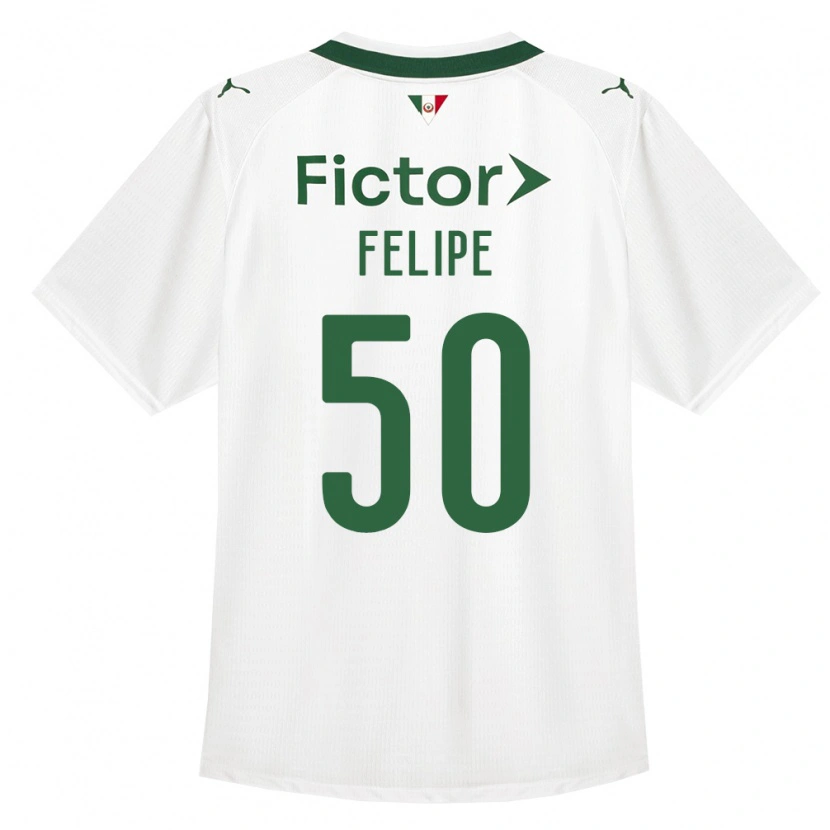 Danxen Kvinder Luis Pacheco #50 Grøn Hvid Udebane Spillertrøjer 2026/27 Trøje T-Shirt