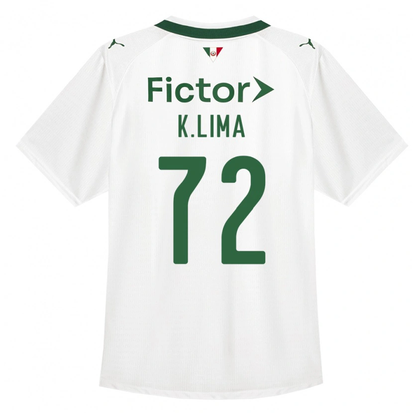 Danxen Kvinder Kauan Lima #72 Grøn Hvid Udebane Spillertrøjer 2026/27 Trøje T-Shirt
