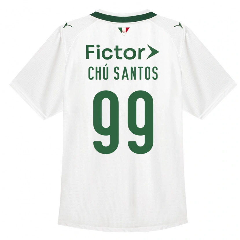 Danxen Kvinder Chú Santos #99 Grøn Hvid Udebane Spillertrøjer 2026/27 Trøje T-Shirt