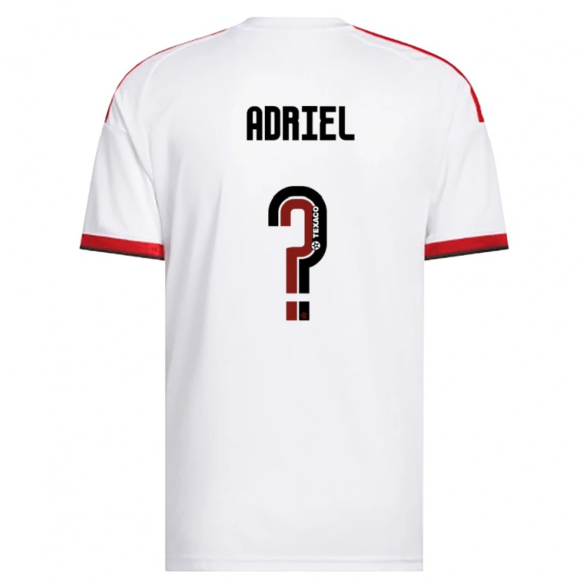 Danxen Kvinder Adriel #0 Hvid Rød Sort Udebane Spillertrøjer 2026/27 Trøje T-Shirt