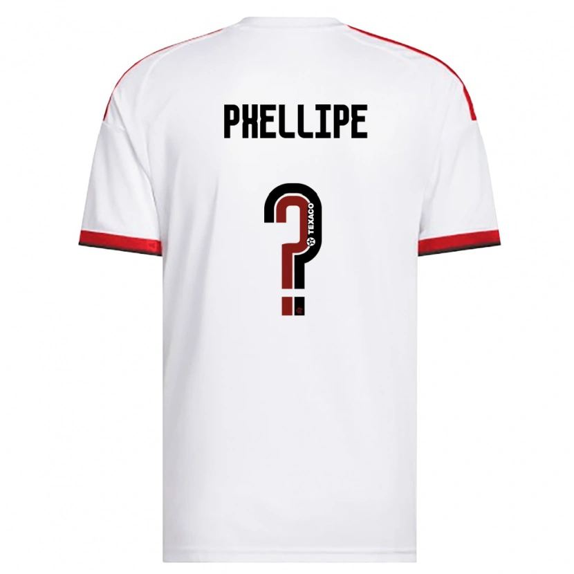 Danxen Kvinder Phellipe #0 Hvid Rød Sort Udebane Spillertrøjer 2026/27 Trøje T-Shirt