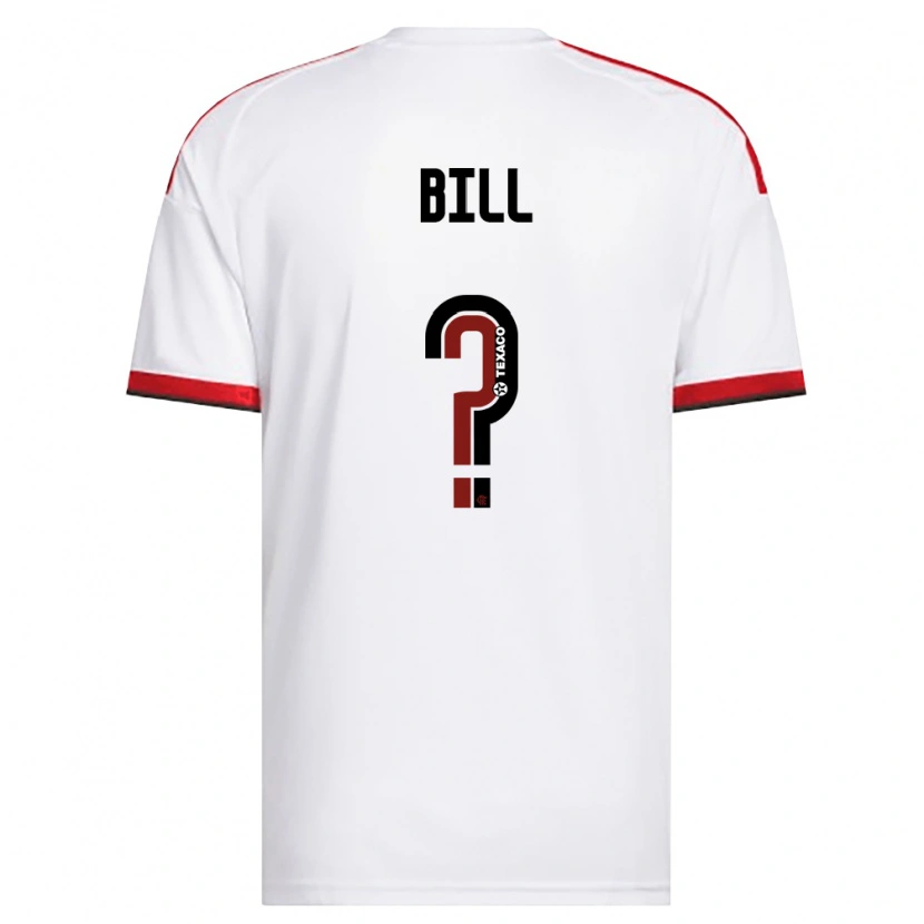 Danxen Kvinder Bill #0 Hvid Rød Sort Udebane Spillertrøjer 2026/27 Trøje T-Shirt