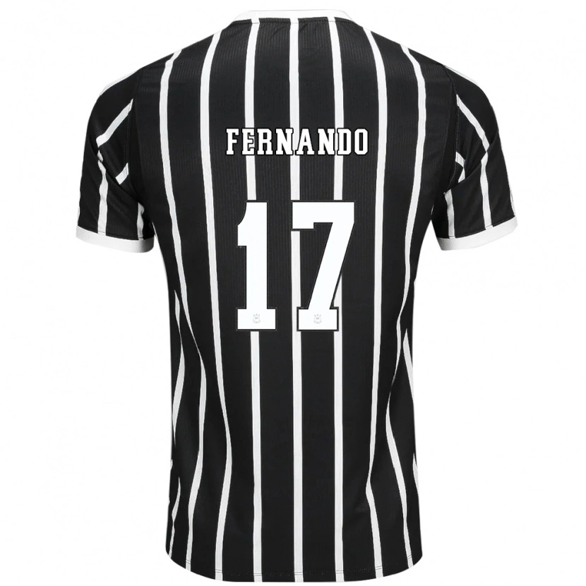 Danxen Kvinder Luiz Fernando #17 Sort Hvid Rød Udebane Spillertrøjer 2026/27 Trøje T-Shirt