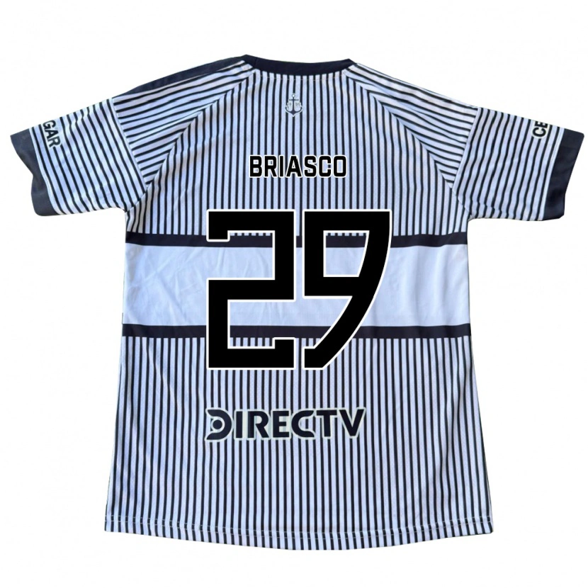 Danxen Kvinder Norberto Briasco #29 Hvid Sort Gul Udebane Spillertrøjer 2026/27 Trøje T-Shirt
