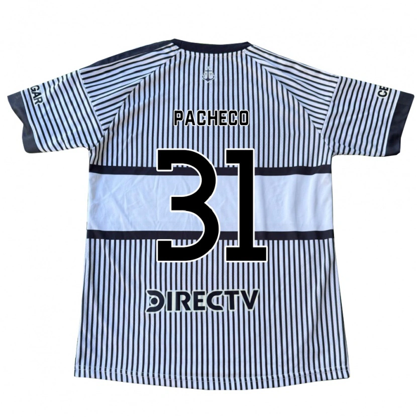 Danxen Kvinder Costanza Pacheco #31 Hvid Sort Gul Udebane Spillertrøjer 2026/27 Trøje T-Shirt