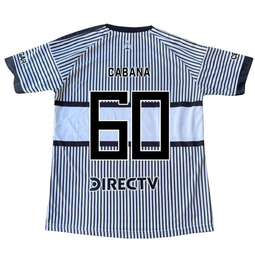 Danxen Kvinder Juan Pablo Cabana #60 Hvid Sort Gul Udebane Spillertrøjer 2026/27 Trøje T-Shirt