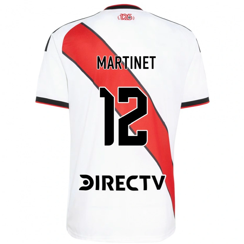 Danxen Børn Jeremías Martinet #12 Rød Hvid Sort Hjemmebane Spillertrøjer 2026/27 Trøje T-Shirt