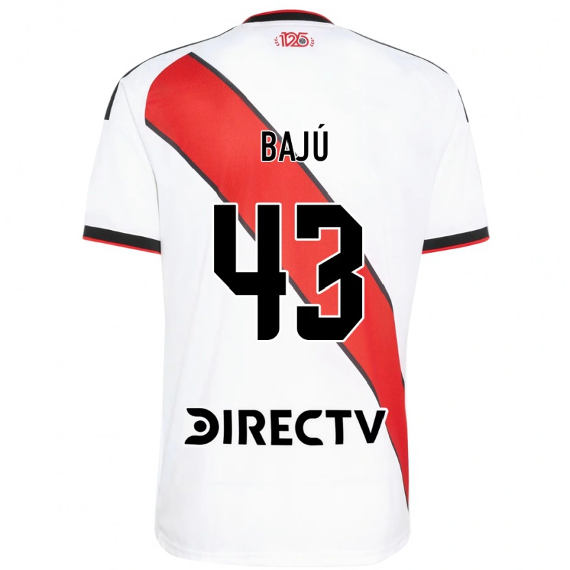 Danxen Børn Lisandro Bajú #43 Rød Hvid Sort Hjemmebane Spillertrøjer 2026/27 Trøje T-Shirt