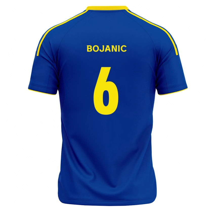 Danxen Børn Darijan Bojanic #6 Kongelig Blå Gul Hjemmebane Spillertrøjer 2026/27 Trøje T-Shirt