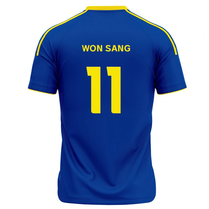 Danxen Børn Won-Sang Um #11 Kongelig Blå Gul Hjemmebane Spillertrøjer 2026/27 Trøje T-Shirt