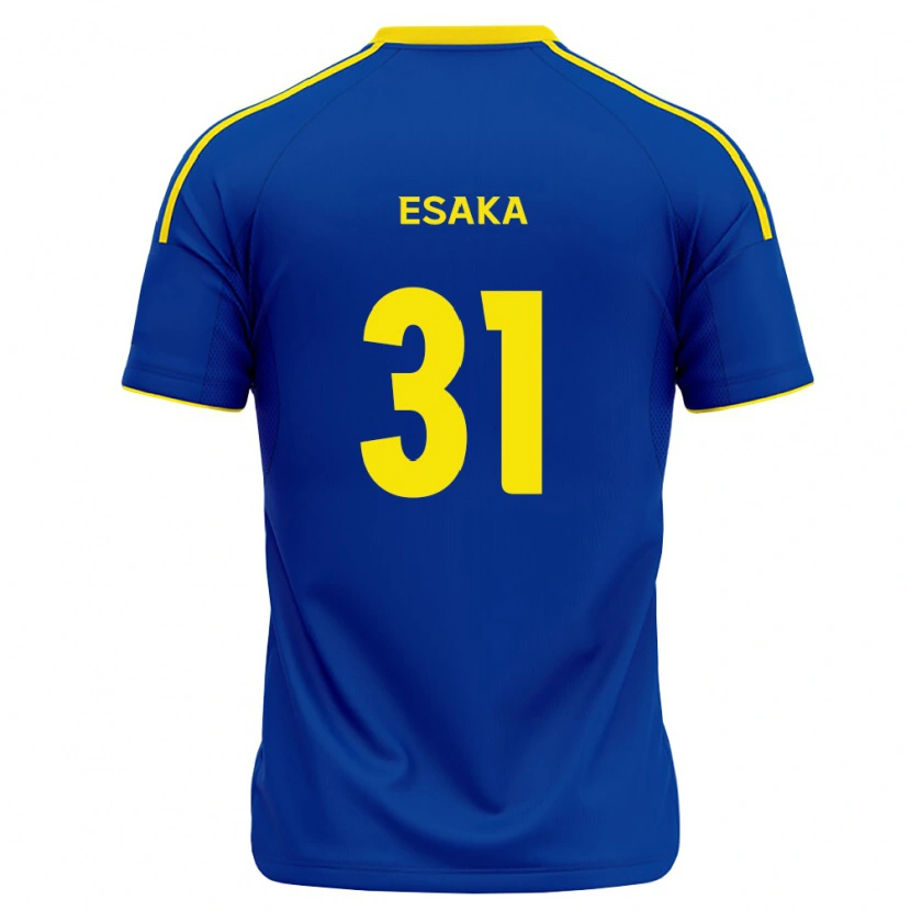 Danxen Børn Ataru Esaka #31 Kongelig Blå Gul Hjemmebane Spillertrøjer 2026/27 Trøje T-Shirt
