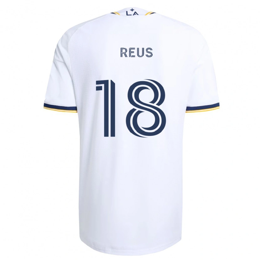 Danxen Børn Marco Reus #18 Blå Gul Og Hvid Hjemmebane Spillertrøjer 2026/27 Trøje T-Shirt