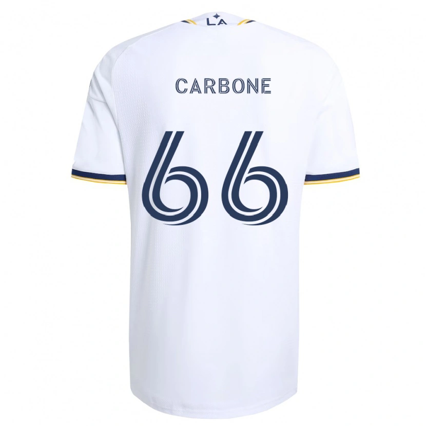 Danxen Børn Matteo Carbone #66 Blå Gul Og Hvid Hjemmebane Spillertrøjer 2026/27 Trøje T-Shirt