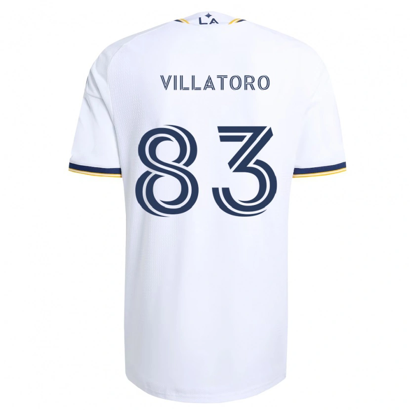 Danxen Børn Angel Villatoro #83 Blå Gul Og Hvid Hjemmebane Spillertrøjer 2026/27 Trøje T-Shirt