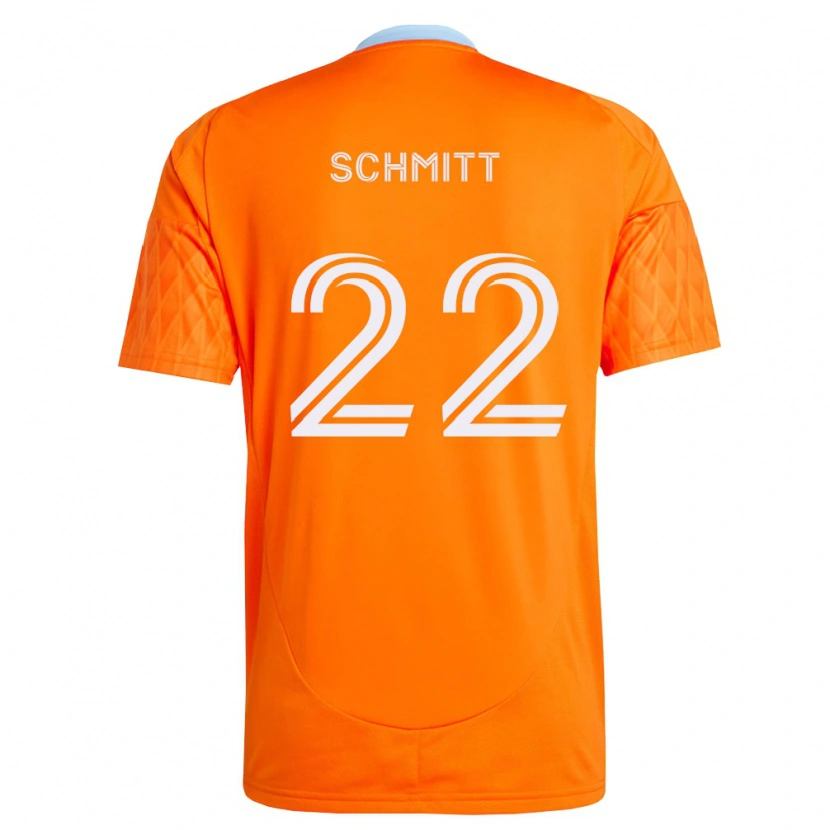 Danxen Børn Tate Schmitt #22 Orange Hvid Hjemmebane Spillertrøjer 2026/27 Trøje T-Shirt