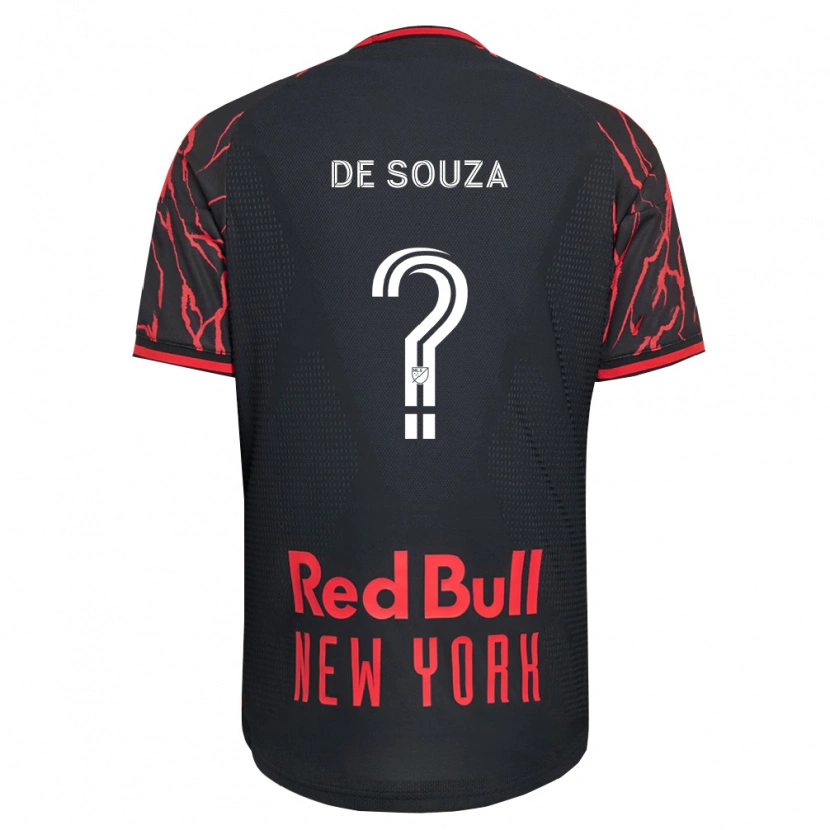 Danxen Børn Gil De Souza #0 Rød Sort Hvid Hjemmebane Spillertrøjer 2026/27 Trøje T-Shirt