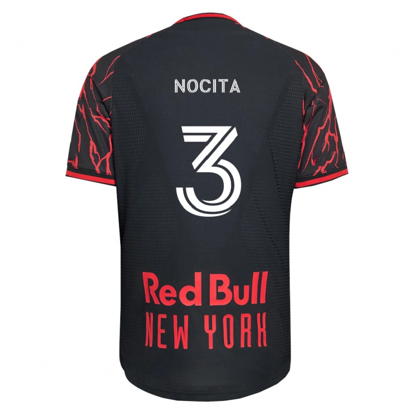 Danxen Børn Matthew Nocita #3 Rød Sort Hvid Hjemmebane Spillertrøjer 2026/27 Trøje T-Shirt